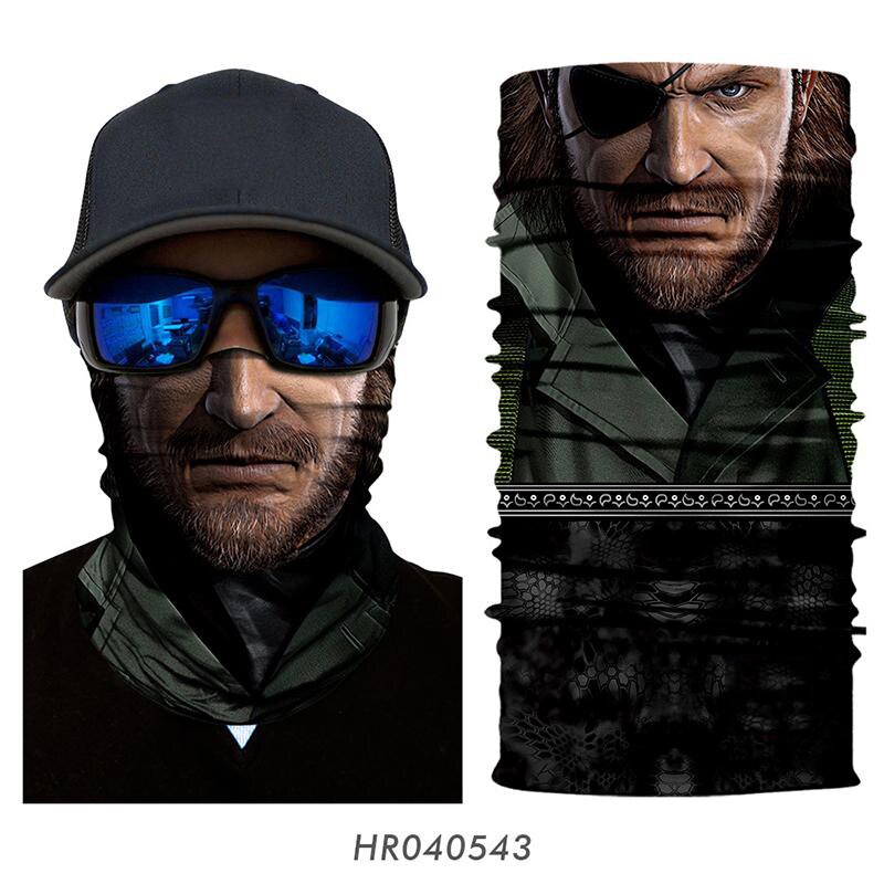 Mascarillas Multicam para Hombre, pañuelo para la cabeza, para caza y pesca, pasamontañas de seda de hielo, Bufanda fina para el cuello, bufandas deportivas: HR040543