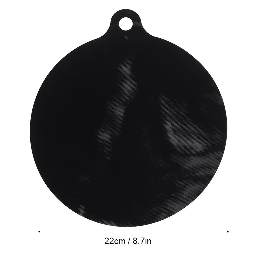 3 Maten Siliconen Inductie Fornuis Protector Mat Ronde Warmte Geïsoleerde Pad Keuken Beschermende Warmte Isolatie Zwarte Pot Mat