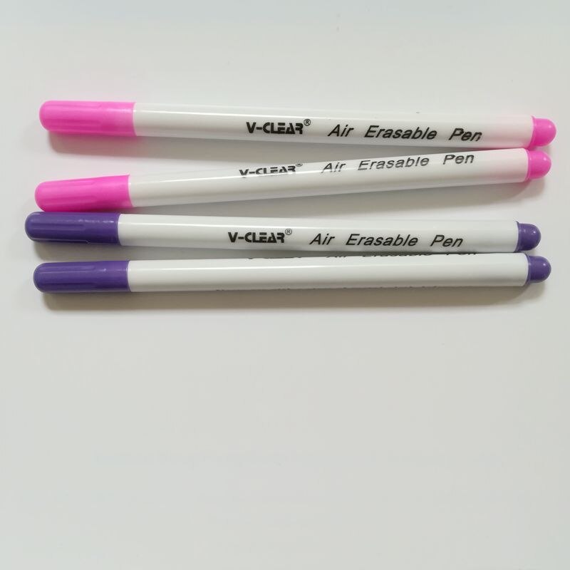 VCLEAR tela borrable pluma Rosa aire marcador marcadores para tela púrpura Chako Ace bolígrafo violeta tinta Invisible de la pluma