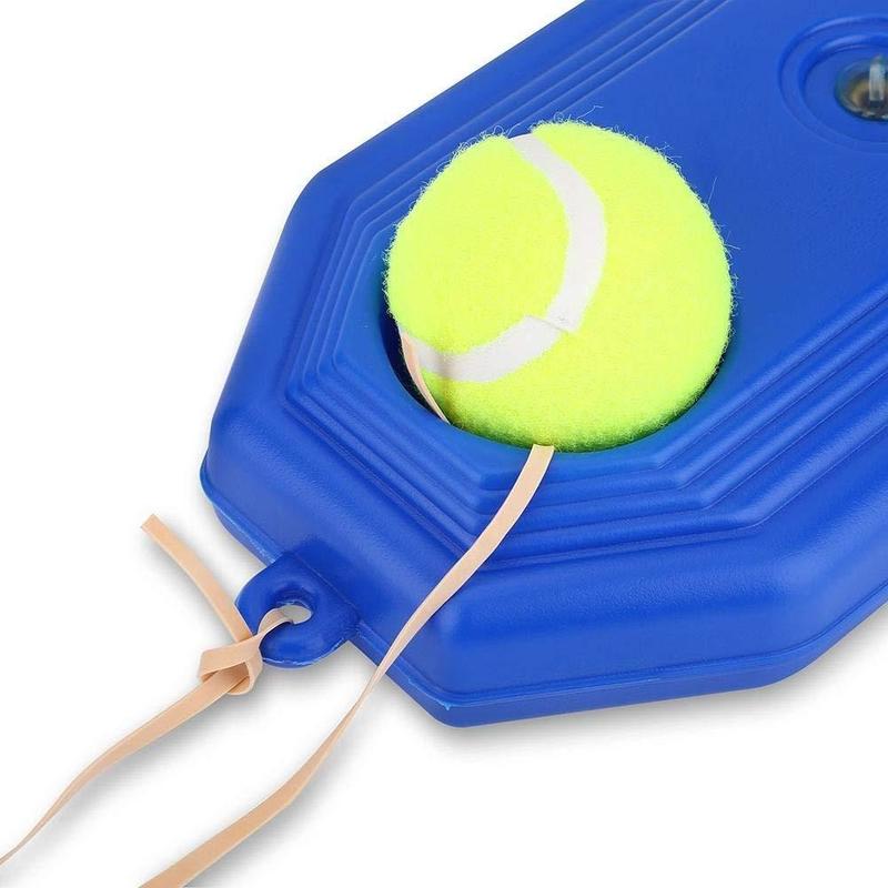 Tennis forsyninger selvstudier baseboard spiller tennis trening hjelper ball trener praksis verktøy forsyning med elastisk tau base