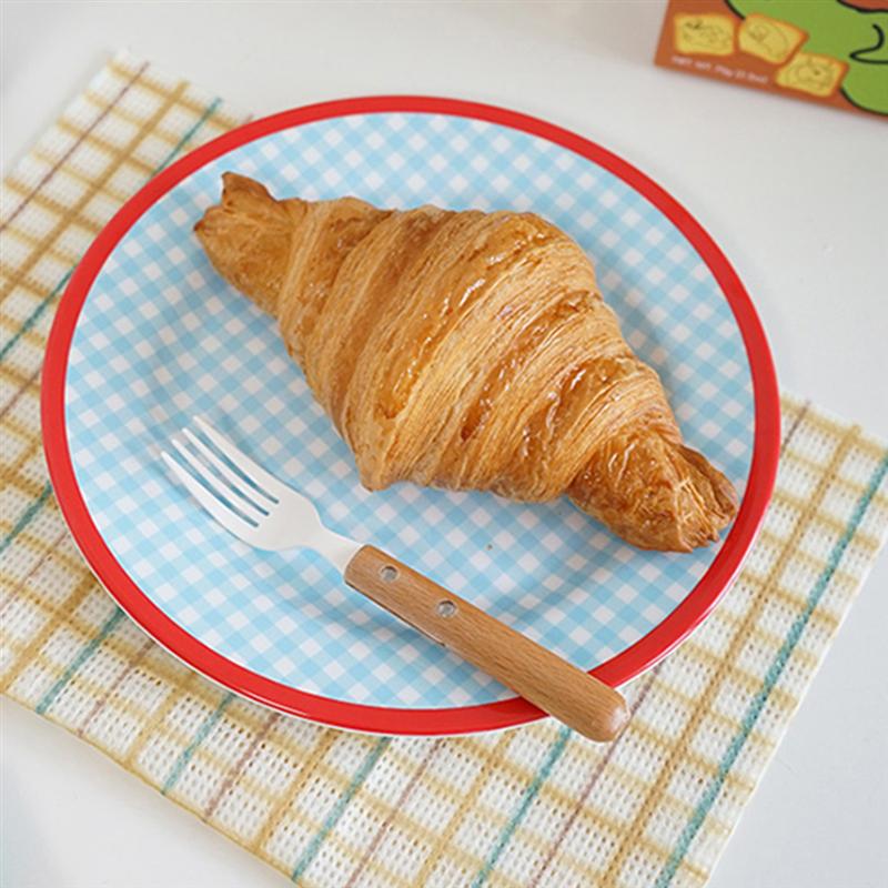 Plato de almacenamiento de forma redonda de 9 pulgadas, plato para cena, fruta, Sushi, aperitivo, postre, pastel, bandeja de pastelería, vajilla de cocina, decoración