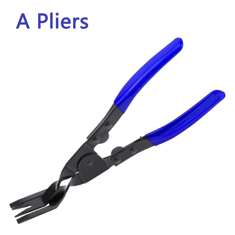 Car Headlight Repair Installation Tool Trim Clip Removal Pliers Van Door Panel Fascia Dash Upholstery Remover Tools Kit: RED