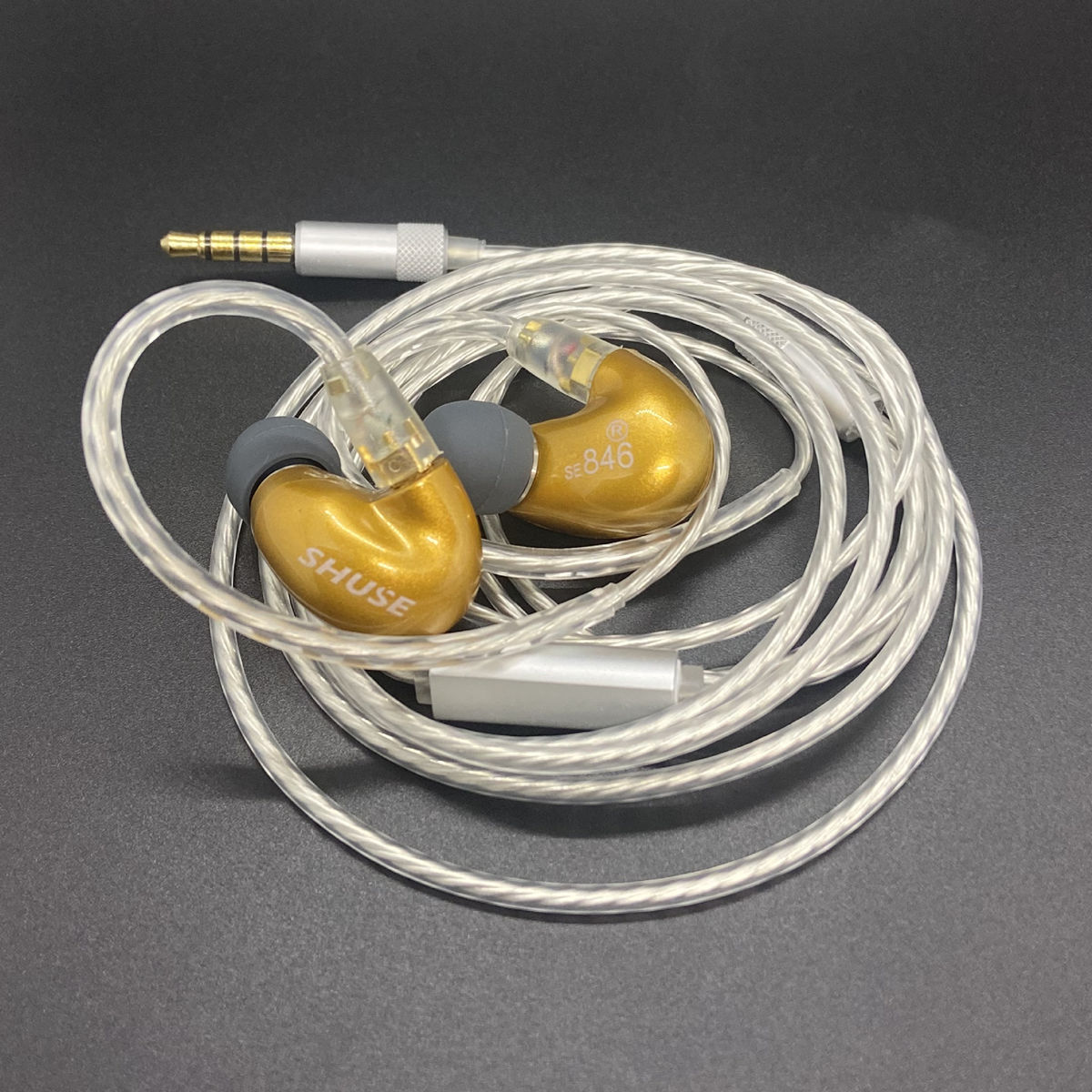 DIY SE846 HiFi Stereo In Ear Earphones, Bass Headphone, MMCX for Shure iE800S, Noise Reduction Earplugs