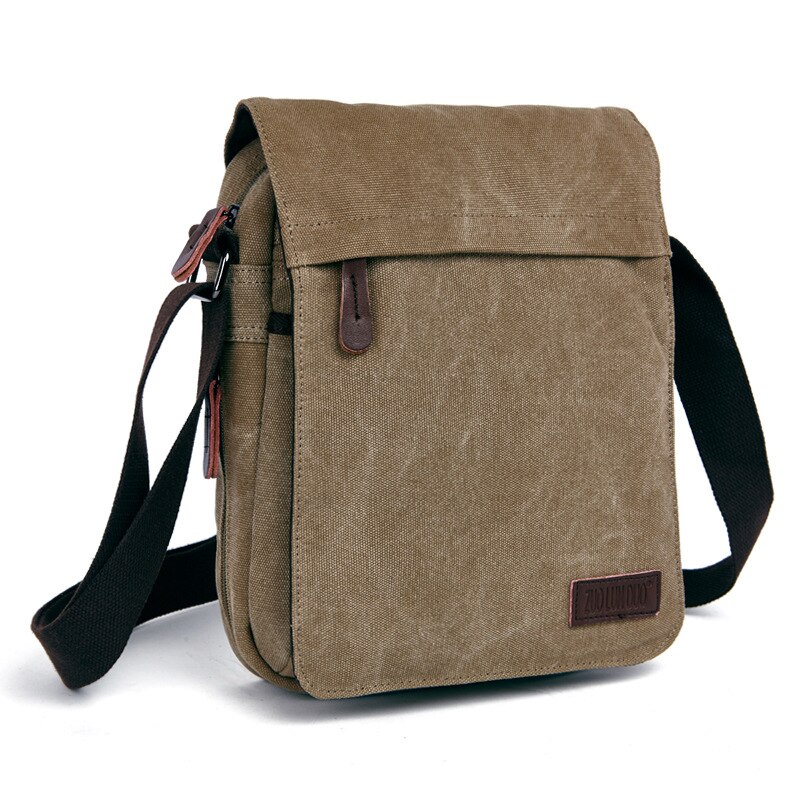 Schouder Messenger Bag canvas een schouder computer tas Koreaanse Mode Tas Messenger ster zak: Q308A4