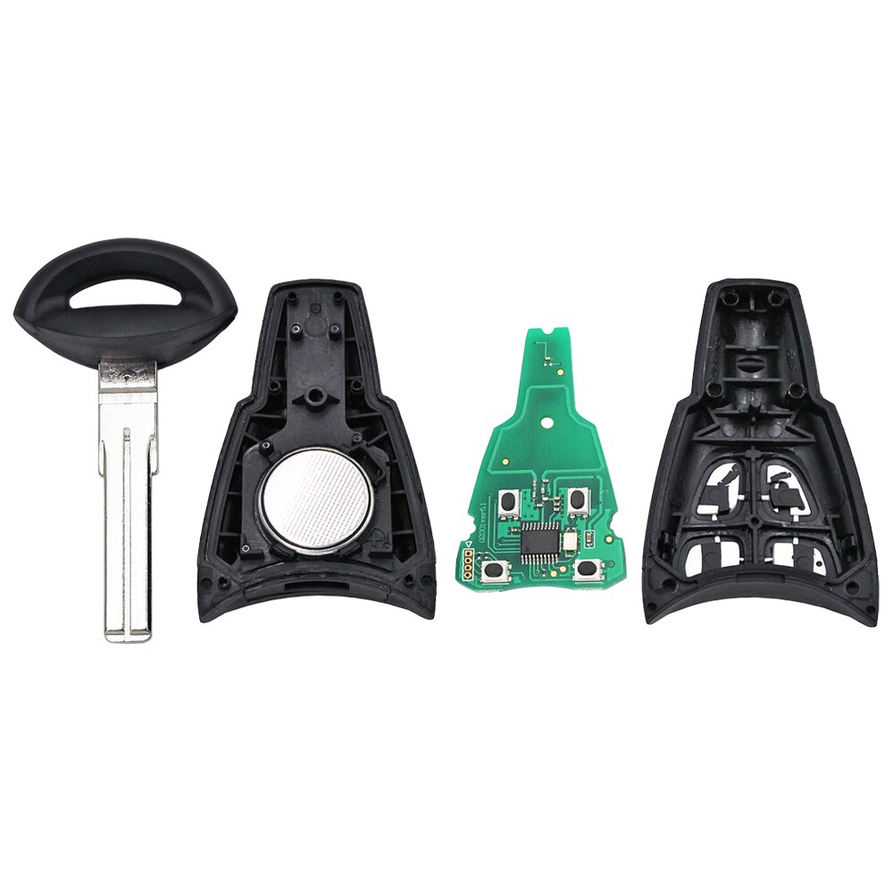 4 buttons Remote Key Fob Control Keyless Entry 433MHZ with ID46 PCF7946AT chip For Saab 93 95 9-3 LTQSAAM433TX with insert key
