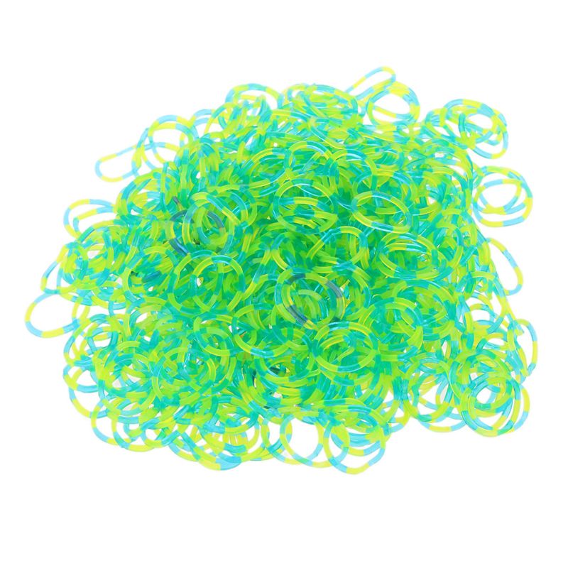 600Pcs Rainbow Mega Refill Elastiekjes Diy Armbanden Bands Party Favor Art Ambachten Voor Meisjes