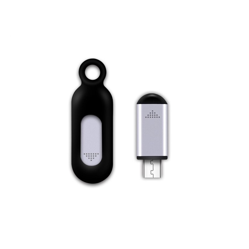 Typ c gränssnitt smart app-kontroll mobiltelefon fjärrkontroll trådlösa infraröda apparater adapter ir usb-adapter för iphone: Silver för mikro-usb