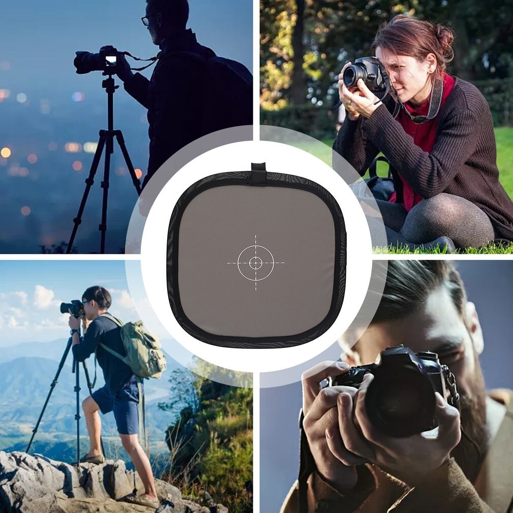 2 in1 Grey White Balance Card 12'' 30CM 18% White Balance Card Mini Gray Card Photographic Calibration Camera Checker DSLR