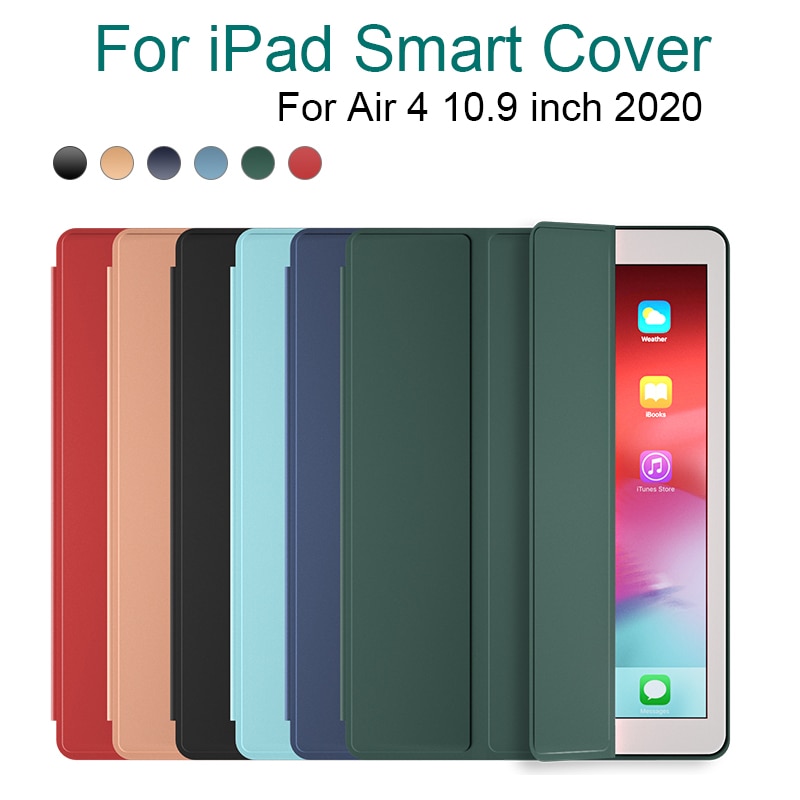 Voor Apple Ipad 10.9 Inch Air4 Case Cover Voor Ipad Air 4 10.9 "Tablet Cover Cases Smart slaap Wake Voor Ipad Air4