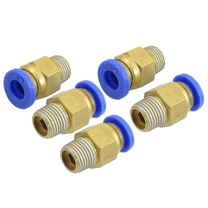 Quick Pneumatic Cable Connectors Snap Splice Lock Wire Terminal Crimp Wire Connector Waterproof 6mm 1/8'' Male Thread: Default Title