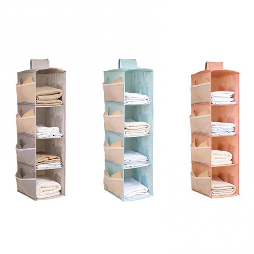Organizadores colgantes de tela Oxford duraderos, estante de almacenamiento lavable, multicapa, plegable, organizador de ropa