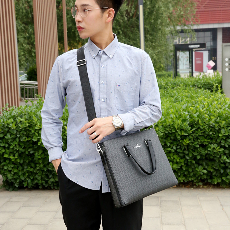 Handbags Office Male Executive Briefcase Large Luxury Tote Laptop Bag for Man Shoulder Messenger