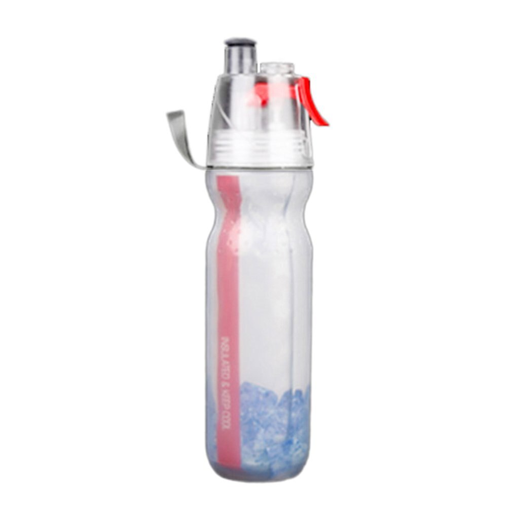 Spray cykel cykel udendørs sport flaske koldt vand flaske anti-ekstrudering anti-burst anti-lugt vand opbevaring: Rød
