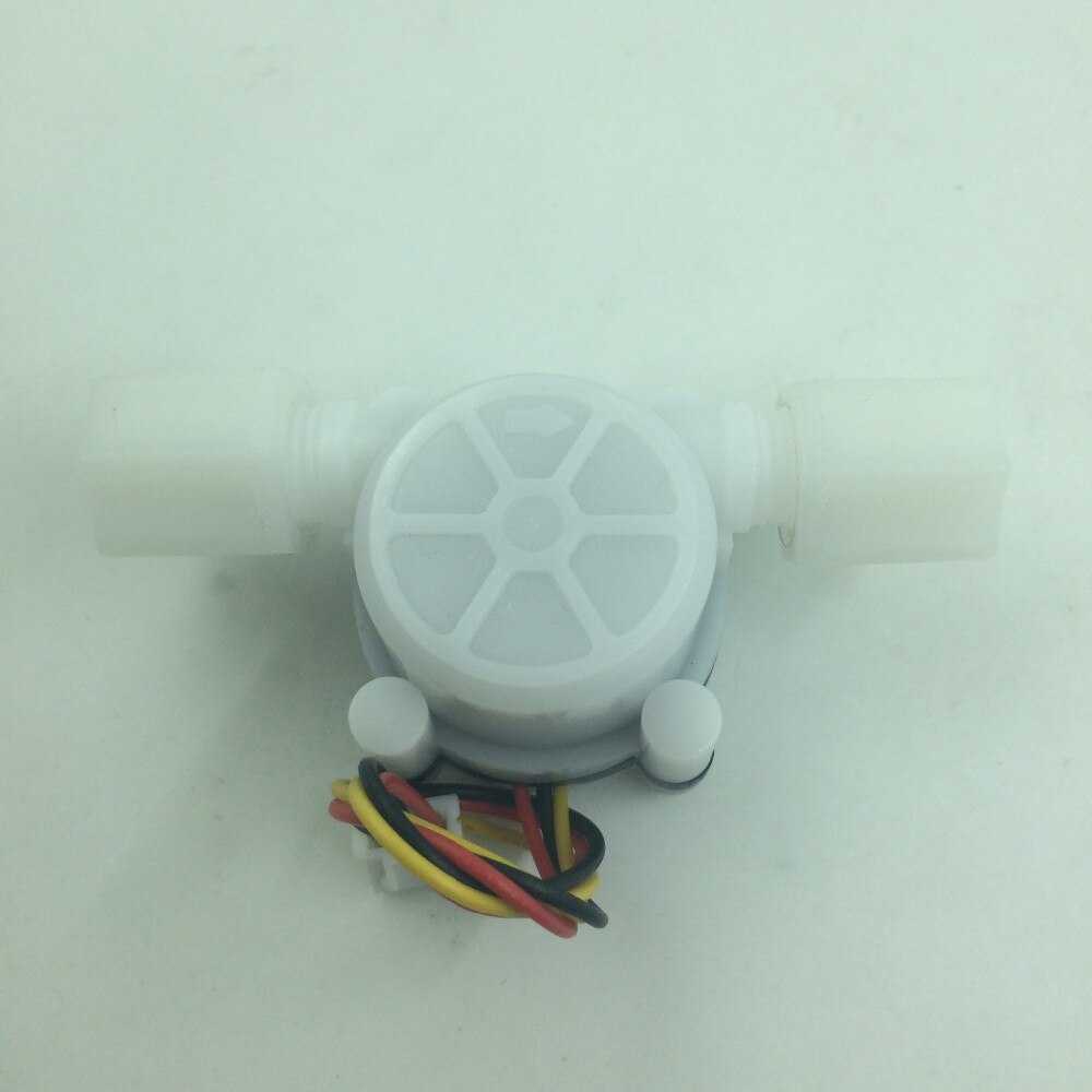 2 stk vannstrømssensor bryter meter teller indikator 0.3-6l/ min  dc3-24v ro kaffemaskin vannrenser flowmeter f= 73* ql/min