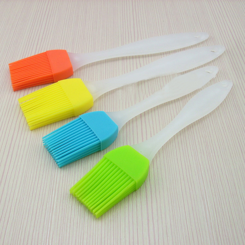 Outils de gâteau de brosse d'huile liquide de Silicone qui respecte l'environnement beurre pain pâtisserie brosse BBQ ustensile Sauce/vinaigre cuisson outils de cuisson F0008