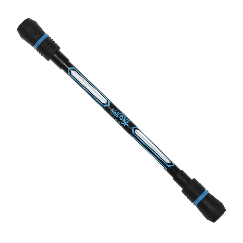 1PC Spinnen Kuli Kreative Gelegentliche Blitz Rotierenden Spielen Gel Stifte Schüler Spielzeug Freisetzung Druck Komfortable Penspinning Stift: D-Blau