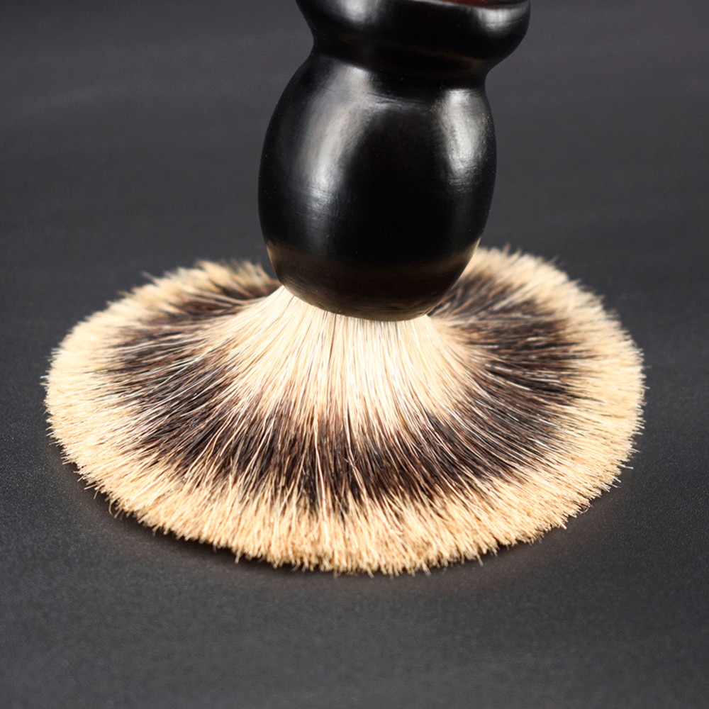 Shaving Brush Horse Goat Hair Solid Wood Handle Mens Shaving Brush For Men's Beard Shave Tool Shaving Razor Brush