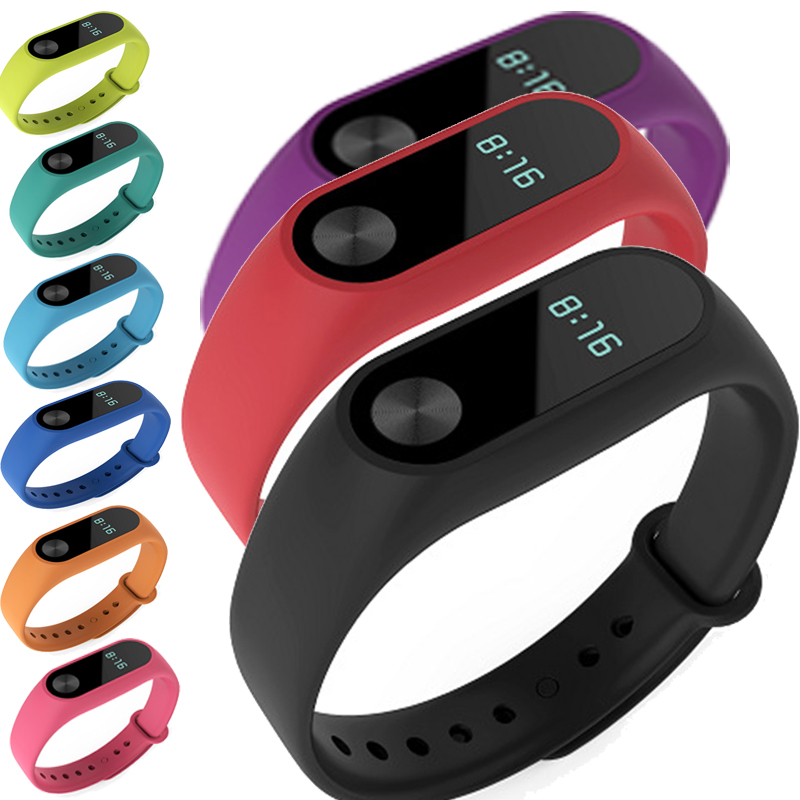 Para Xiaomi Mi Band 2 correa de reloj inteligente correa de repuesto correa de silicona pulsera para Xiaomi Accesorios inteligentes