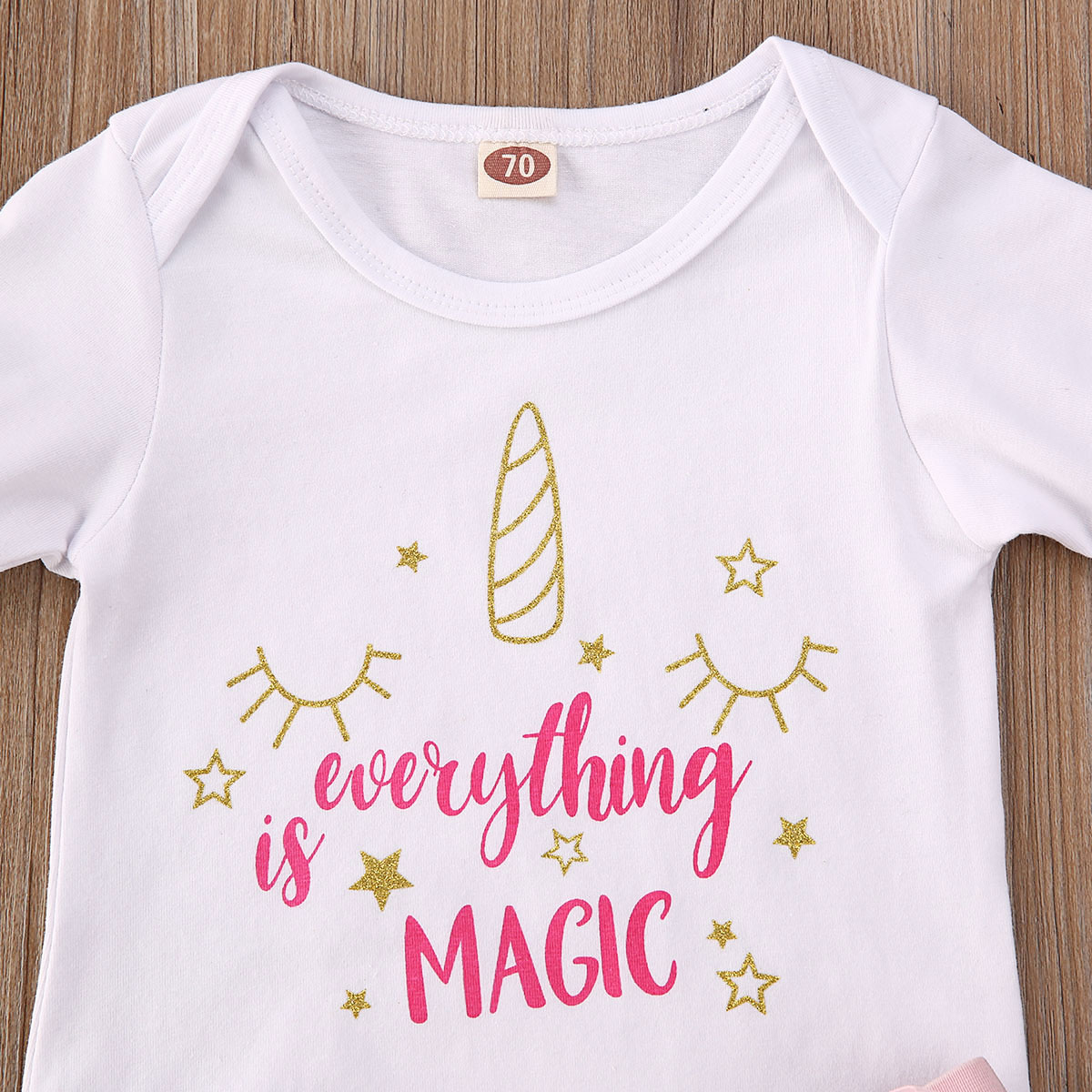 Ropa para niños transpirable bebé recién nacido letra impresa manga corta mameluco falda colorida conjunto bebé niñas mono falda tutú