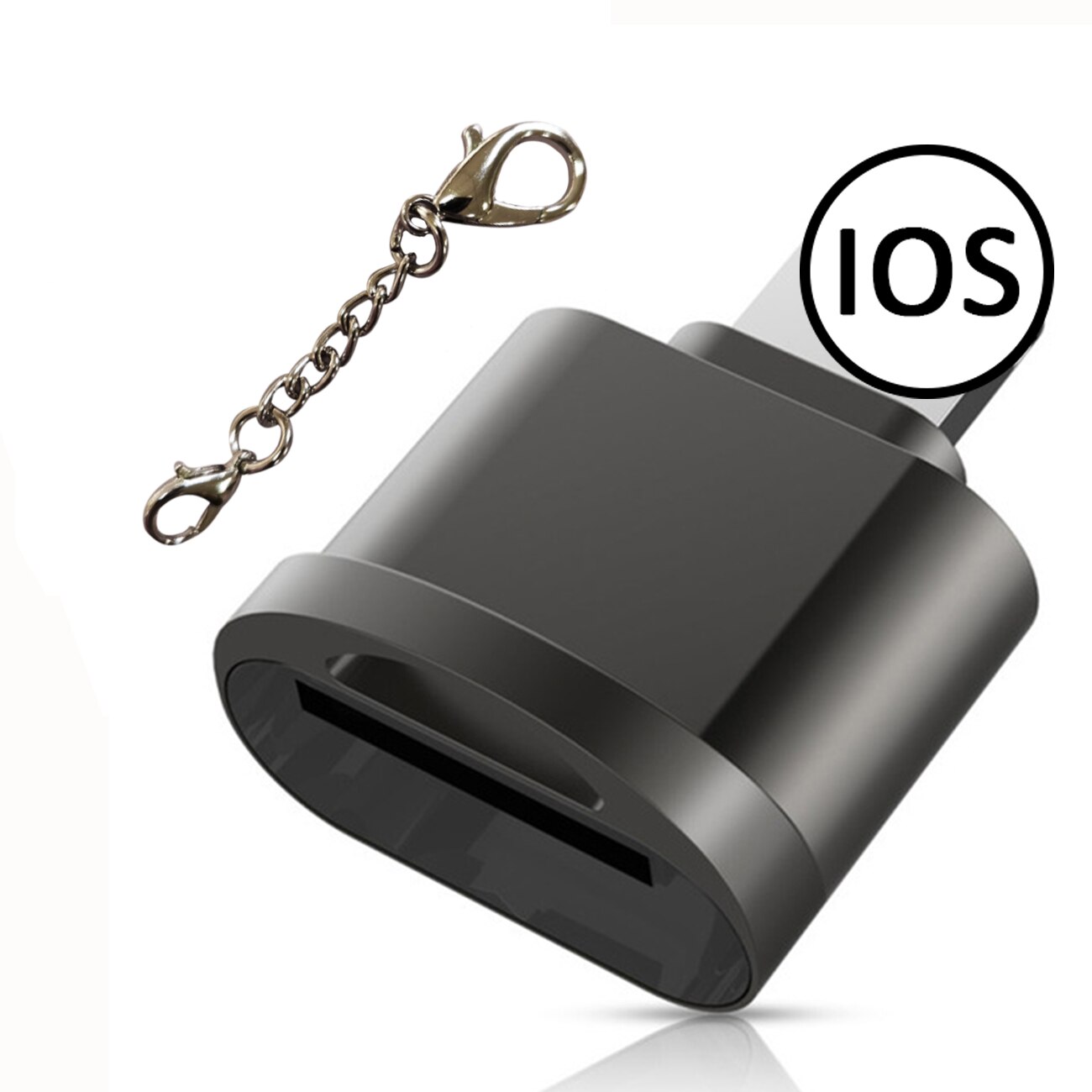 Card Reader TF Reader Multifunction USB 3.0 OTG Mobile Phone Card Reading For Iphone IOS 13 Above System Car Recorder Adapter: Black