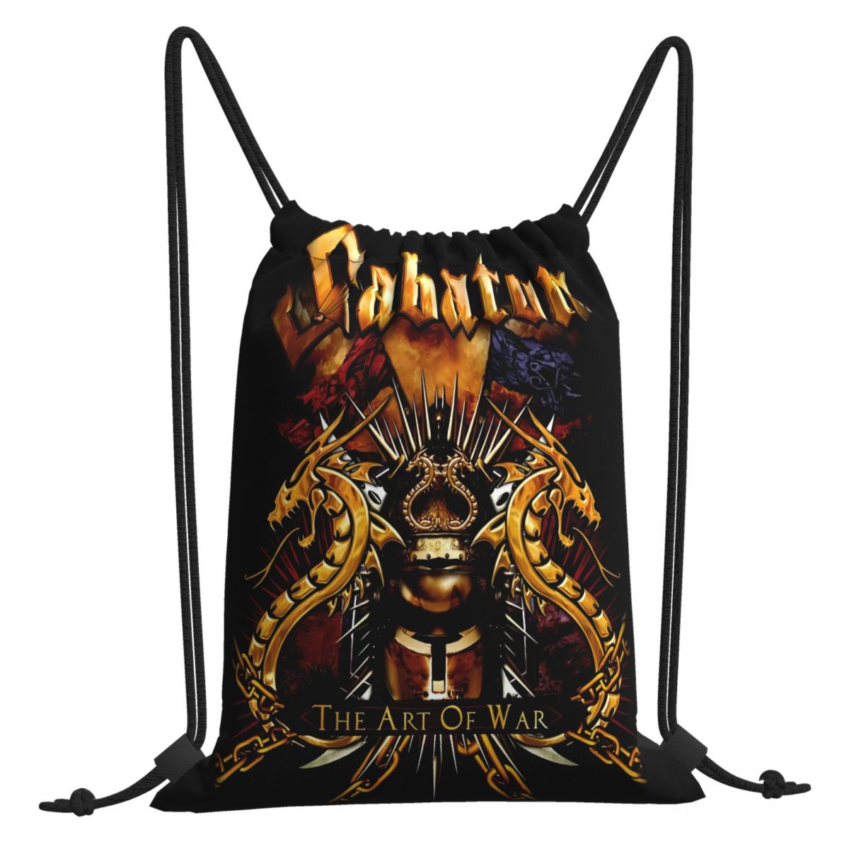 Vintage Sabaton The Art Of War T Nuclear Blast Large Black High Quanlity Normal Female Bags Backpack Bag