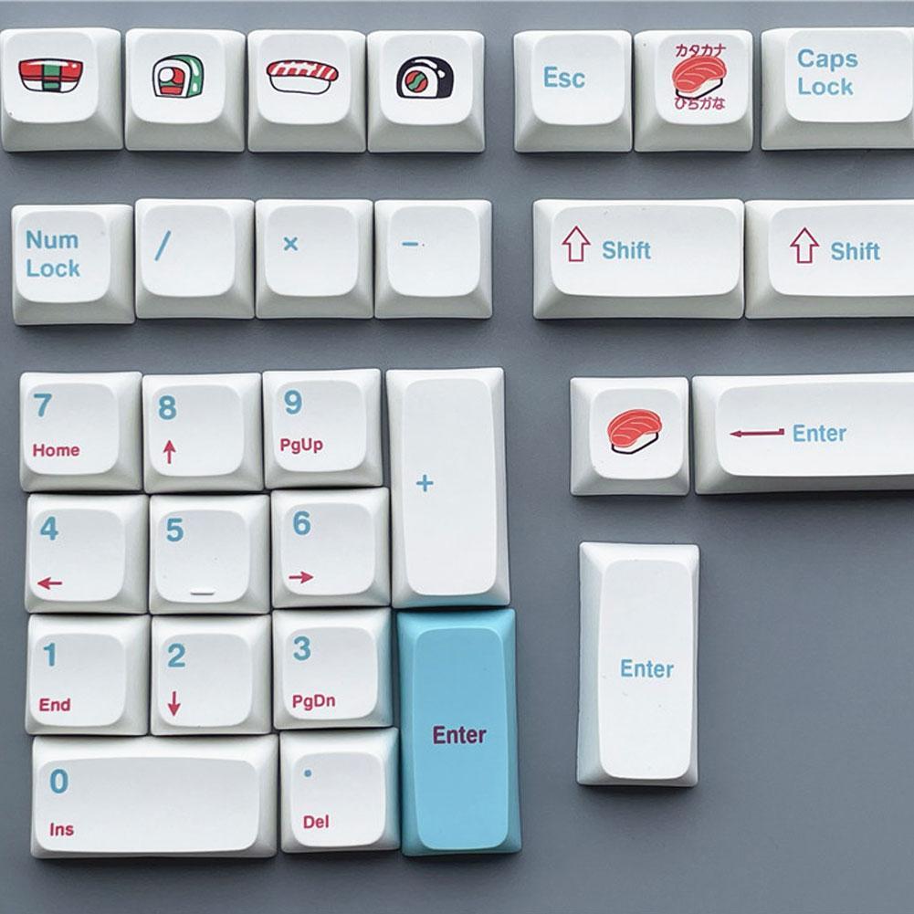 Japanese And English Keyboard Cap Sublimation PBT 121 Key Small Full Set Boxed XDA Keycap Set Mechanical Game Office Supplies
