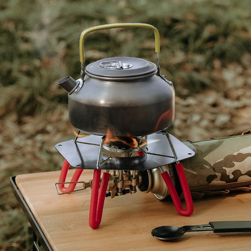 Upgrade Camping Stove Ackpacking Stove Burner Thermal Baffle Board Stainless Steel Rocket Bracket Heat Shield