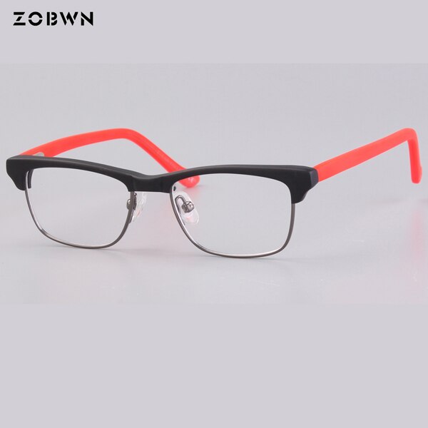 Kids prescription eyeglasses pink green optical frames full metal &amp; handmade children glasses boy girl blue light blocking glass: X11531-C2