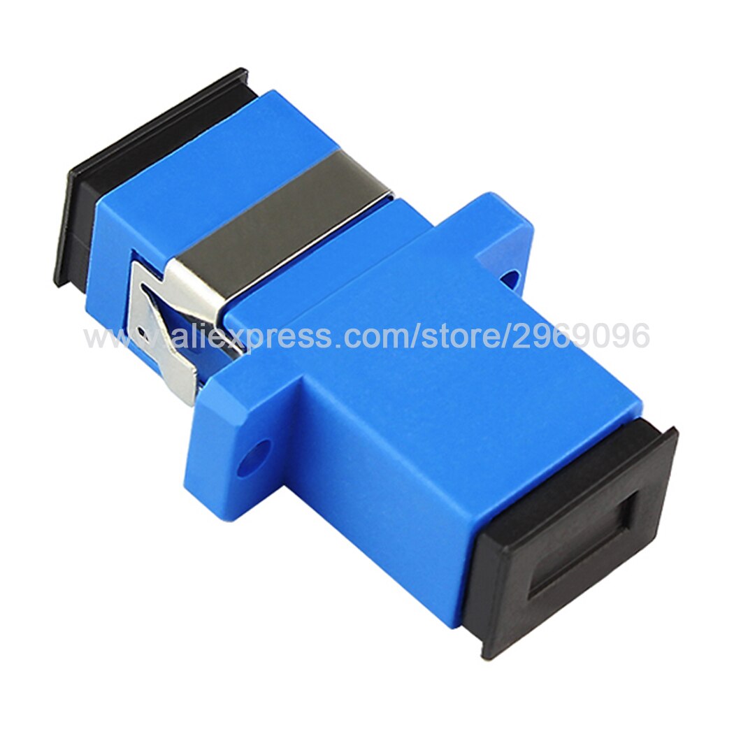 50Pcs Ftth Sc Upc Sx Glasvezel Adapter Sc Glasvezel Koppeling Sc Fiber Flens Sc Upc Connector Gebruik voor Ftth Project
