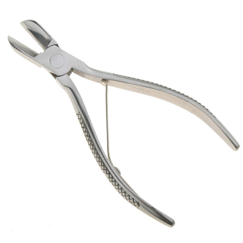Tijeras de punta recta de acero inoxidable, pinzas para cortar los dientes, pinzas para los dientes, pinzas para los dientes (mango de proceso de forjado antideslizante)