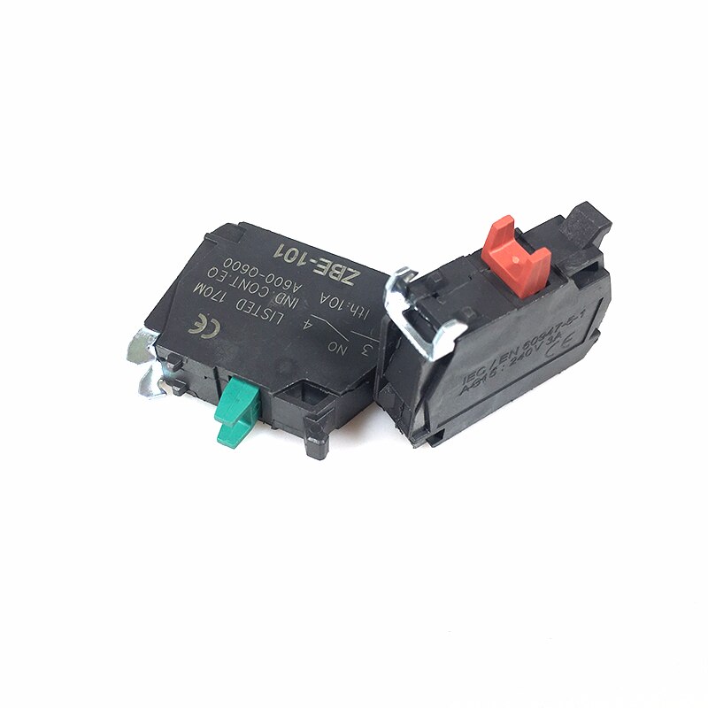 Bloc de Contact de commutateur de bouton Zbe-101 No / Zbe-102 Nc XB4/XB5 1 pièces