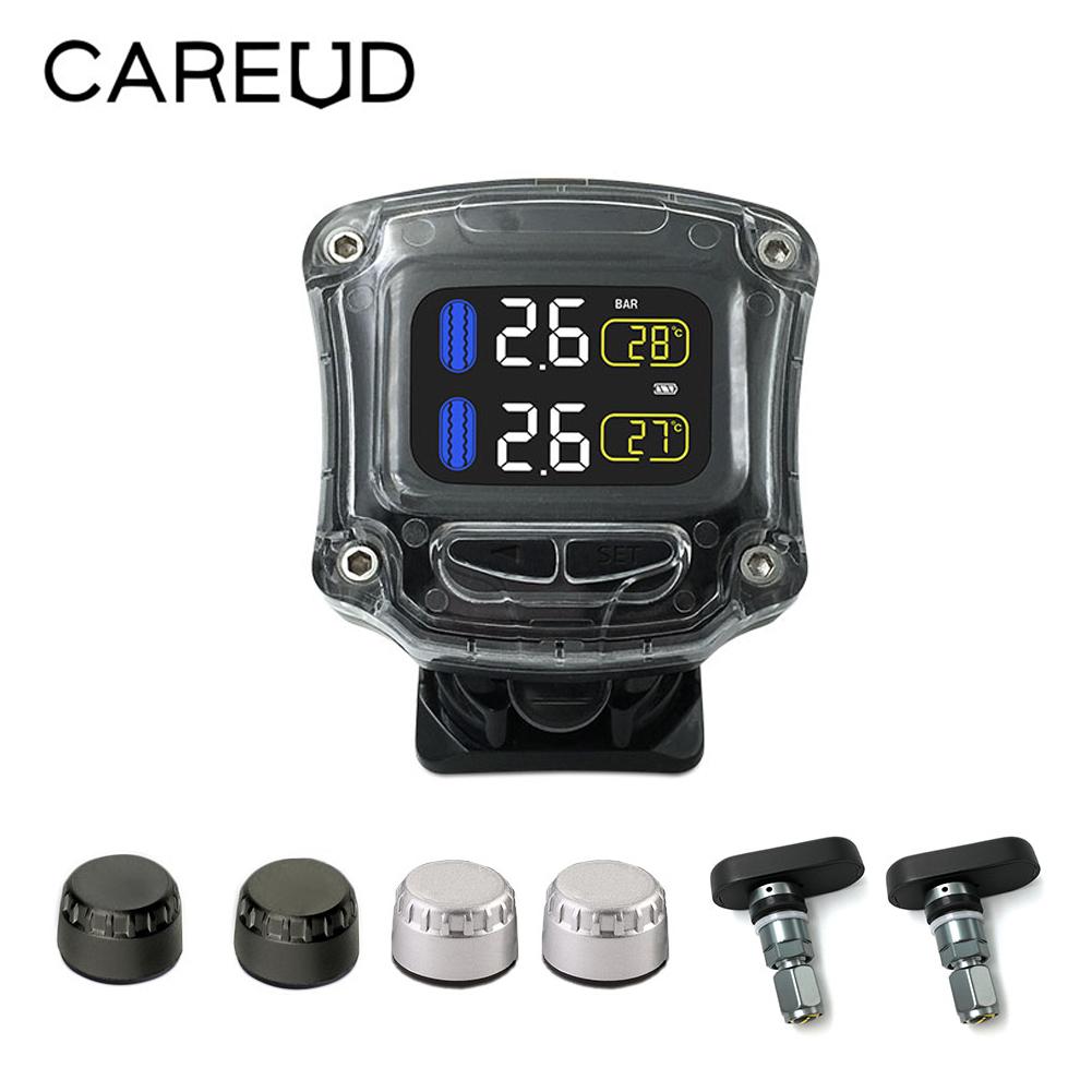 M3-B Drahtlose Motorrad TPMS Reifen Druck Überwachung System Externe Sensoren Interne Sensor LCD Anzeige Echtzeit Kontrollausrüs