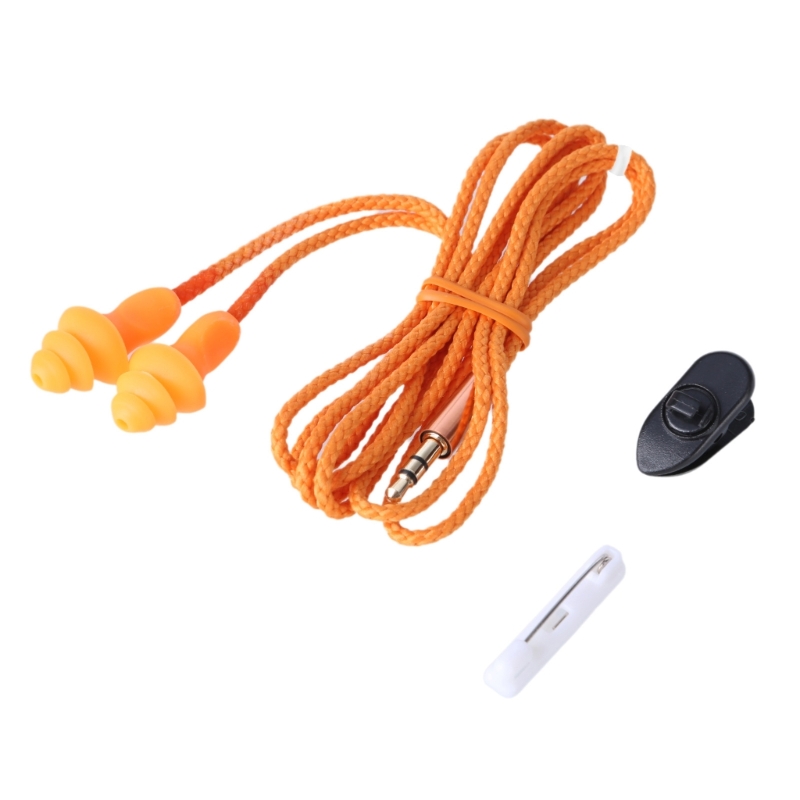 Earplug Headphones For Work Safety Earbuds Headphones Earplugs For Hearing: Yellow