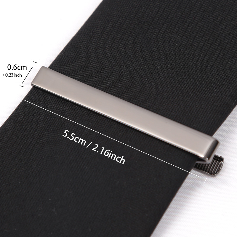 Clips de corbata, corbatas de de Color dorado para hombres, , cierre de barra Simple de Metal, accesorios prácticos para corbata, Pin de corbata, Clip para Collar para hombre: Verde