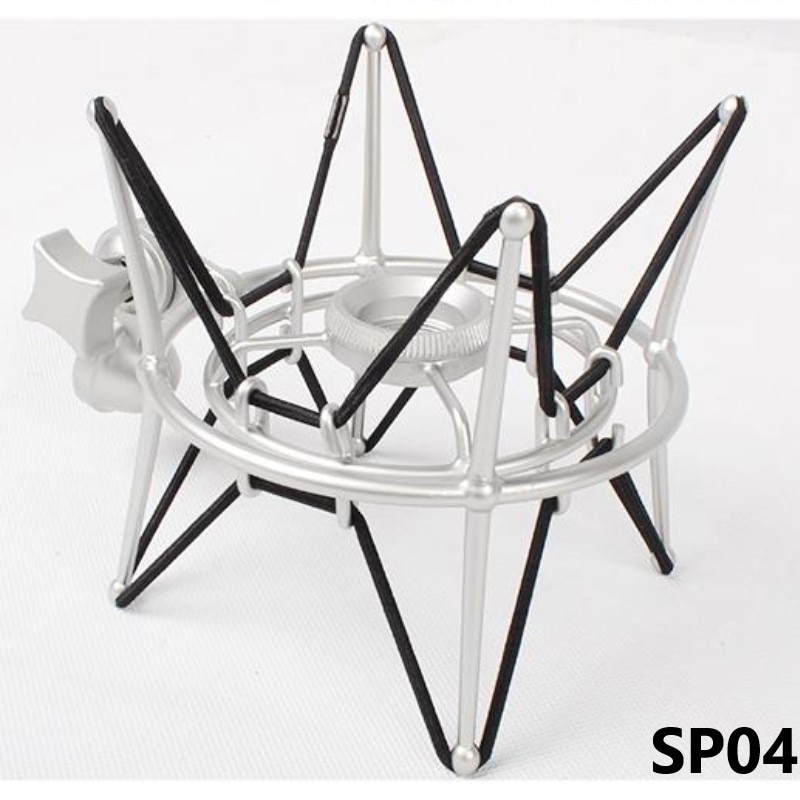 Samson SP04 Shockproof Suspension Spider Studio Microphone Shock Mount Holder Clip Clamp Stand For Samson G TRACK