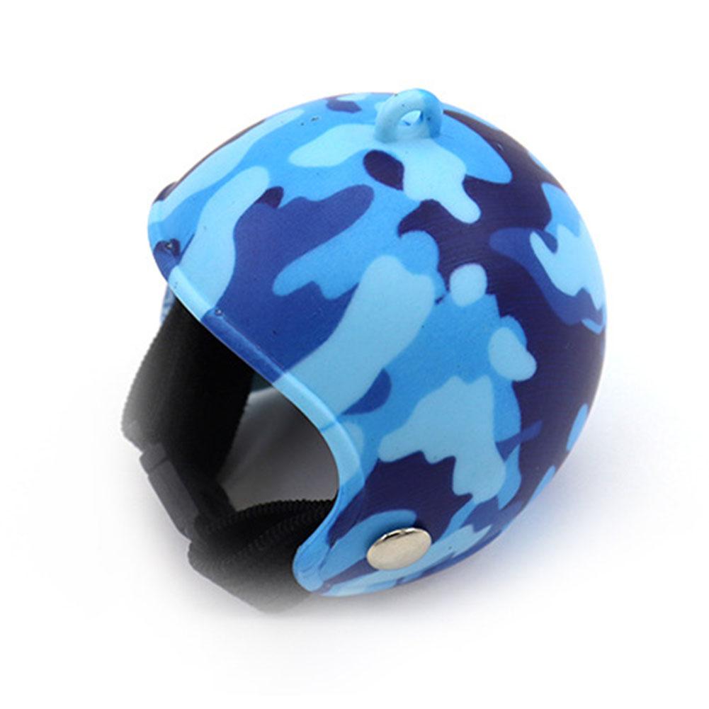 Casco para mascotas divertido casco de pollo protección de cabeza compacto gallina dura sombrero: B
