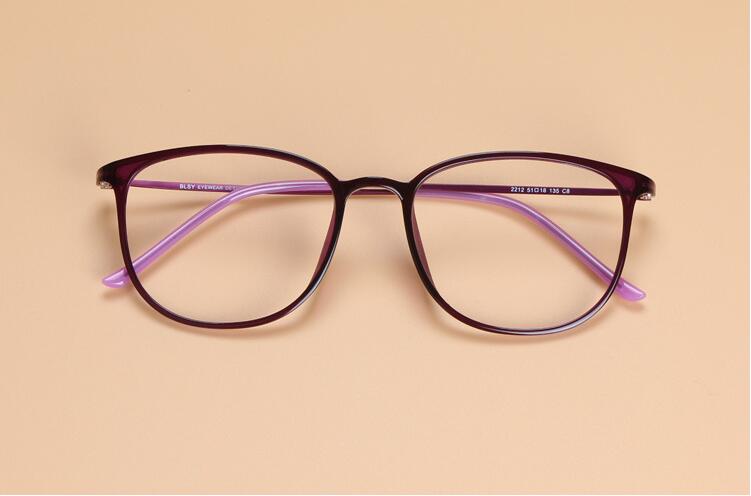 Monture de lunettes Geek en acier au carbone pour hommes et femmes, Ultra-léger, Vintage, Super grand cadre Nerd décoratif pour myopie