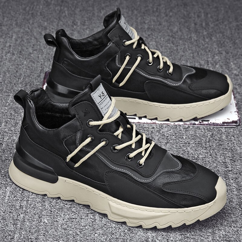 Classic Lace-up Men Sneakers Original Breathable Damping Cotton shoes Thick bottom Outdoor casual shoes High Top Shoes: 10