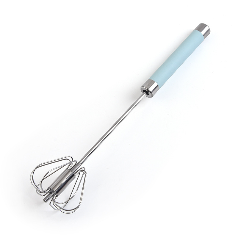 Semi Automatic Egg Beater 304 Stainless Steel Egg Whisk Manual Hand Mixer Self Turning Egg Stirrer Kitchen Accessories Egg Tools: Type3 medium