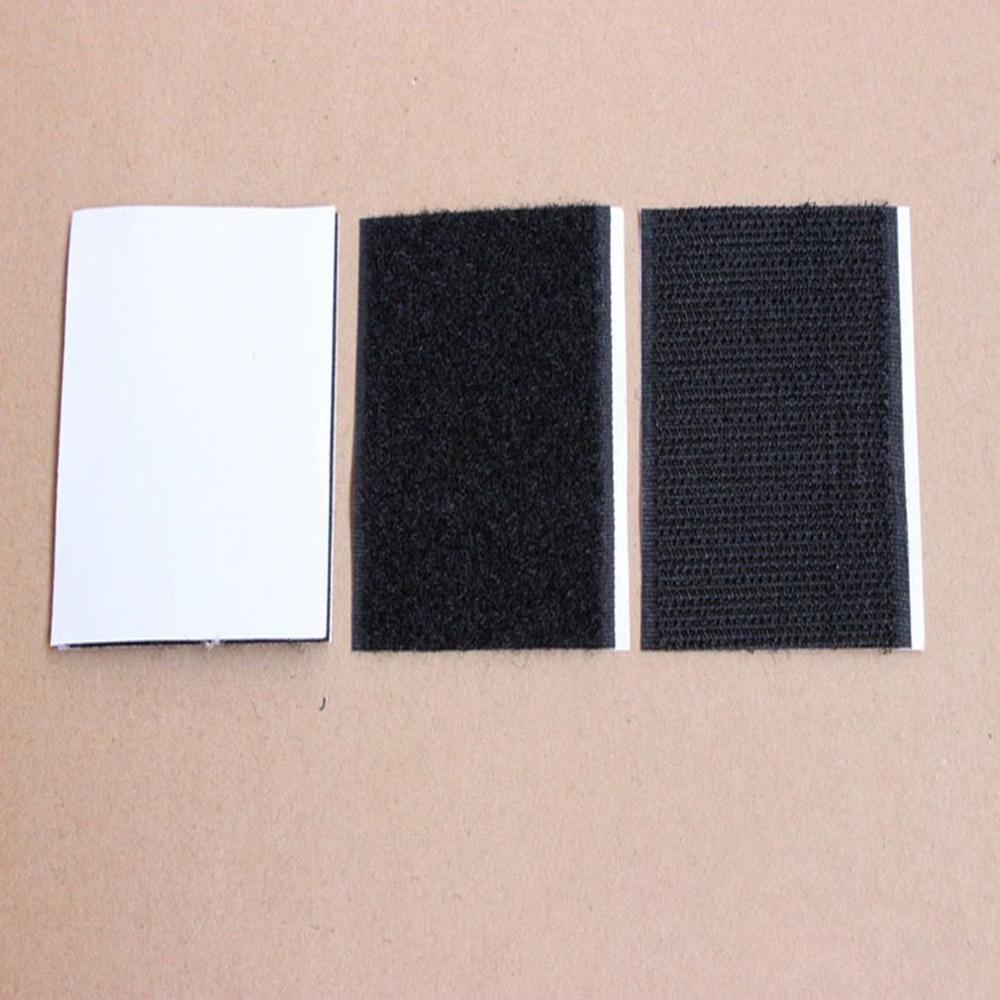 Arrivals 50mm*1m Self Adhesive Hook And Loop Tape Double-sided Magic Velcros Adhesive Nylon Sticker With Gue for DIY