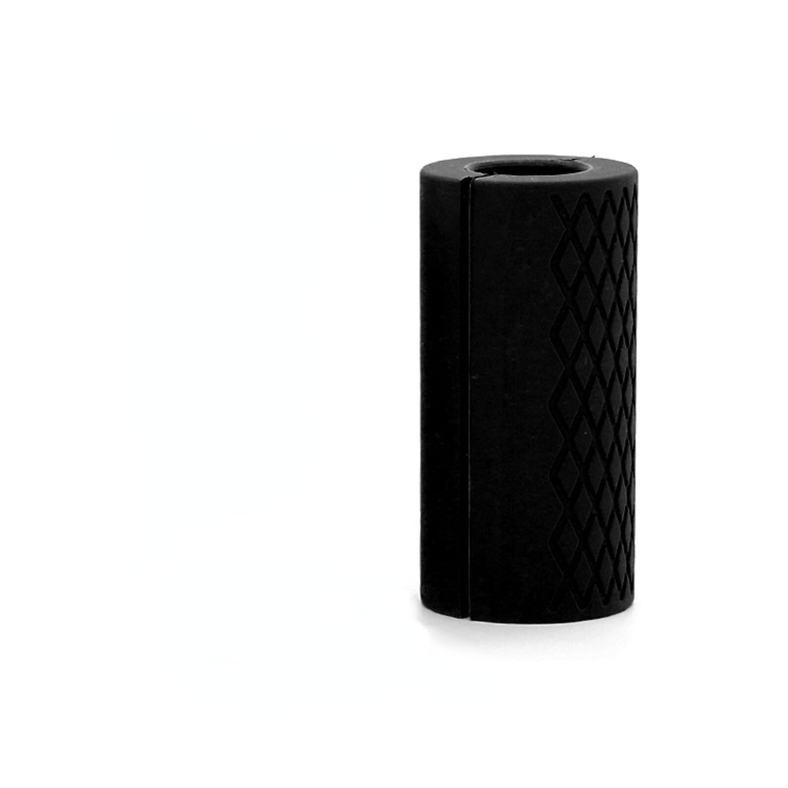 Dumbbel Barbell Hand Grip Bar Handles Silicone Weightlifting Shoulder Pads Fitness Workout Abs Training Gym Pull Up Non-slip: black / 1 piece