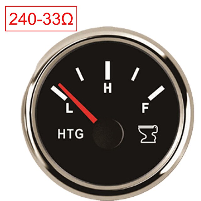 150-500mm Sewage Level Gauge Sensor Marine Auto Holding Tank Level Gauge Meter 0-190ohm 240-33 ohm Water Tank Level Indicator: BS-240-33 ohm