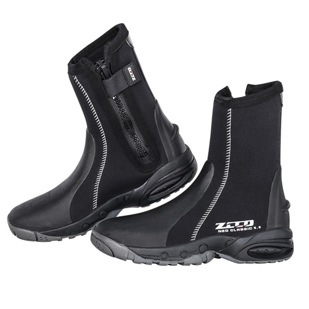 ZCCO-traje de neopreno Premium Hi Top para adultos, botas con cremallera, aletas superiores cálidas, pesca submarina, zapatos antideslizantes multifuncionales, 5MM