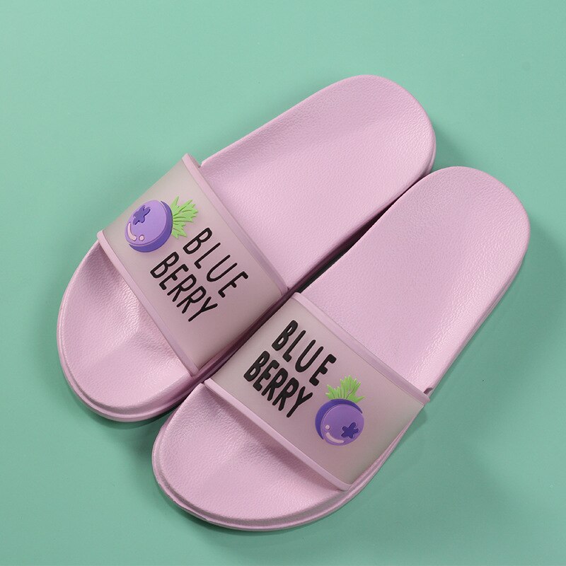 Sommer hjemmesko kvinder sko sød frugt gelé farve gennemsigtig åben tå flip flops klare udendørs strandrutsjebaner sandaler: Behagelig lilla / 37