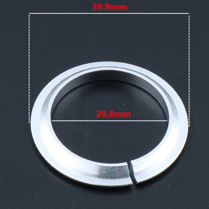 Cykel forgaffel reparation base bundring høj styrke aluminiumslegering rør headset krone cykel komponent: -en