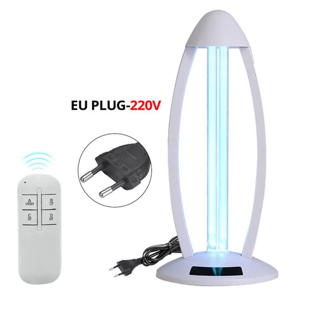 Home Ultraviolet Lamp 3 Block Timer UV Lamp Sterilizer 50W Ozone Quartz UV Lamp Germicidal UVC Disinfection Light: Clear