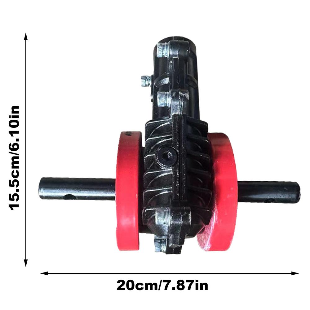 Garden Rototiller Cultivator Precision Alloy Multi-purpose Weeding Eater Trimmer Rotary Cultivator Tool Hedge Trimmer Lawnmower: Red