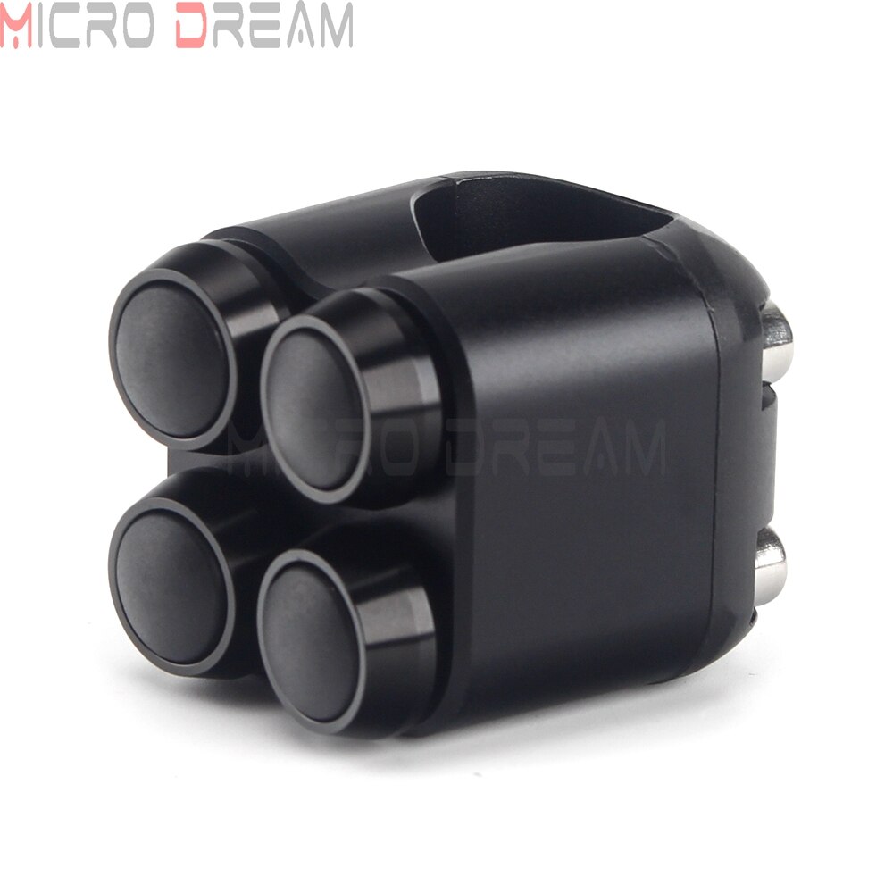 22mm 25mm Custom Motorcycle Handlebar Switches Slim Push Button for Harley Chopper Scrambler Cafe Racer Vintage Triple Switch