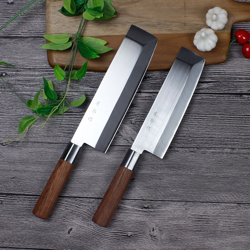 Japanese Sashimi Kinfe 5CR15 Stainless Steel Deba Sushi Chef Kitchen Knife Yanagiba Filleting Salmon Fish Head Cleaver Knives