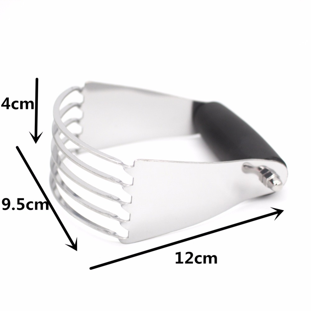 2 Pieces Bake Tool Set Flour Sifter and Pastry Blender Fine Mesh Powdered Sugar Manual Sieve Cup 375g (3cups)